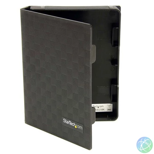 StarTech.com HDDCASE25BK tárolóegység tok Védőtok Műanyag Fekete