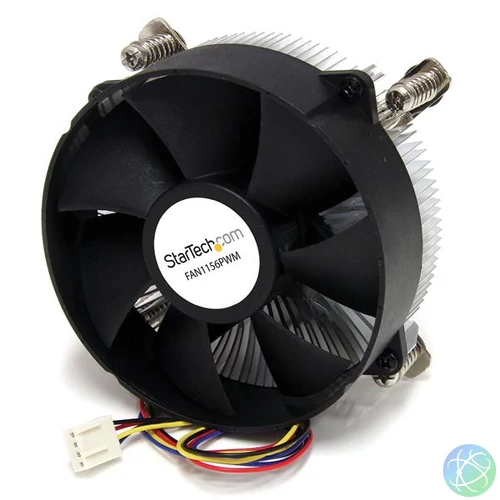 StarTech.com FAN1156PWM számítógépes hűtőrendszer Processzor Hűtő Fekete