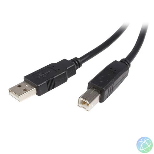 StarTech.com USB2HAB3M USB kábel USB 2.0 3 M USB A USB B Fekete