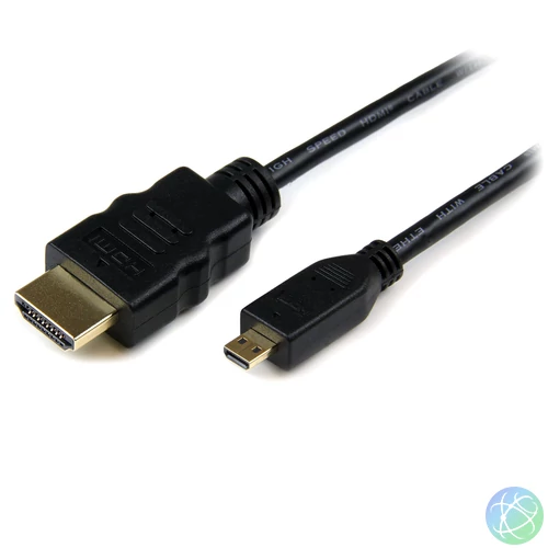 StarTech.com HDADMM50CM HDMI kábel 0,5 M HDMI A-típus (Standard) HDMI D-típus (Micro) Fekete