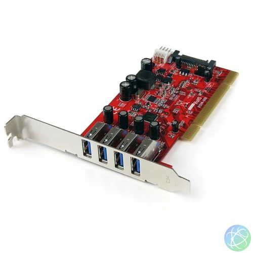 StarTech.com PCIUSB3S4 csatlakozókártya/illesztő Belső USB 3.2 Gen 1 (3.1 Gen 1)