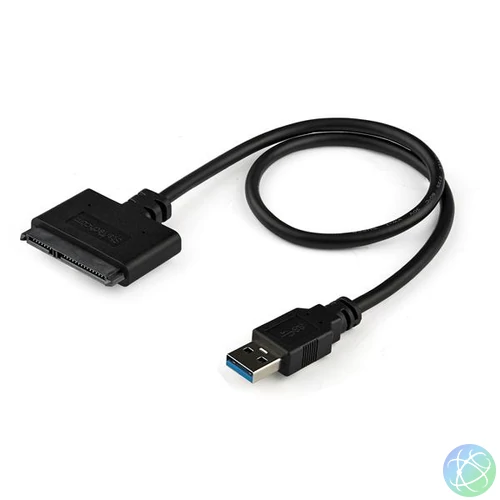 StarTech.com USB3S2SAT3CB dokkoló állomás és port replikátor Fekete