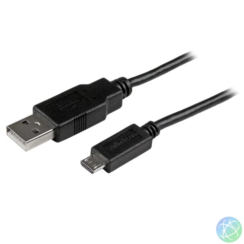 StarTech.com USBAUB50CMBK USB kábel USB 2.0 0,5 M USB A Micro-USB B Fekete