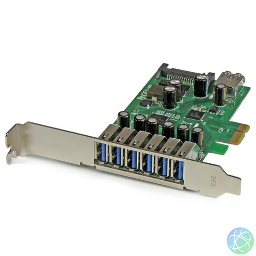 StarTech.com PEXUSB3S7 csatlakozókártya/illesztő Belső SATA, USB 3.2 Gen 1 (3.1 Gen 1)