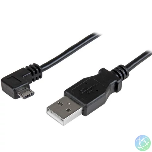 StarTech.com USBAUB1MRA USB kábel USB 2.0 1 M USB A Micro-USB B Fekete
