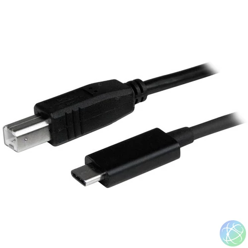 StarTech.com USB2CB1M USB kábel USB 2.0 1 M USB C USB B Fekete