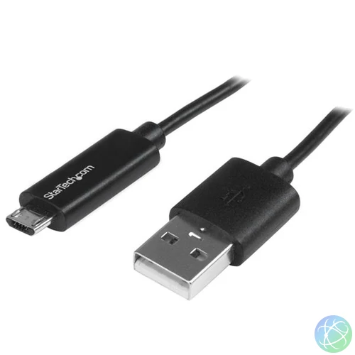 StarTech.com USBAUBL1M USB kábel USB 2.0 1 M USB A Micro-USB B Fekete