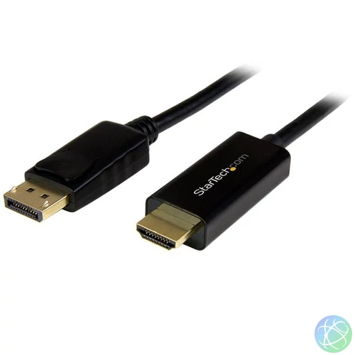 StarTech.com DP2HDMM3MB video átalakító kábel 3 M DisplayPort HDMI Fekete
