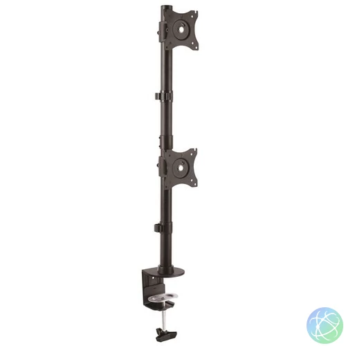 StarTech.com ARMDUALV asztali TV konzol 68,6 cm (27") Fekete