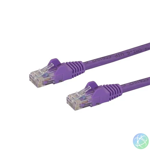StarTech.com N6PATC5MPL hálózati kábel Lila 5 M Cat6 U/UTP (UTP)