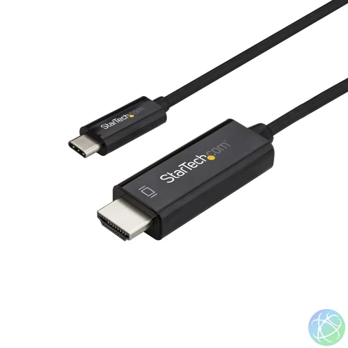 StarTech.com CDP2HD3MBNL video átalakító kábel 3 M USB C-típus HDMI Fekete