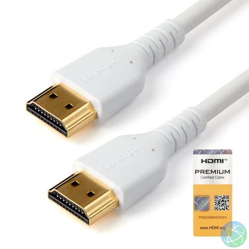 StarTech.com RHDMM1MPW HDMI kábel 1 M HDMI A-típus (Standard) Fehér