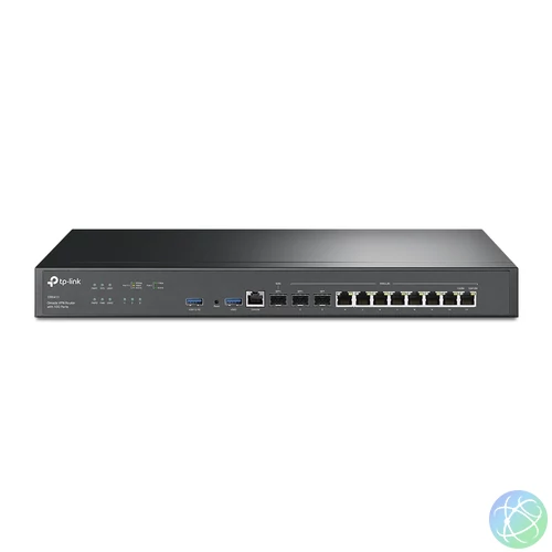 TP-Link Omada ER8411 vezetékes router Gigabit Ethernet Fekete