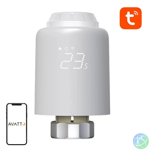 Avatto TRV07 Zigbee 3.0 TUYA intelligens termosztátfej Zigbee 3.0 TUYA