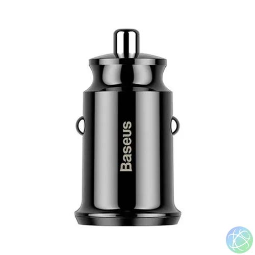 Baseus Grain 2x USB 5V 3.1A autós töltő (fekete)