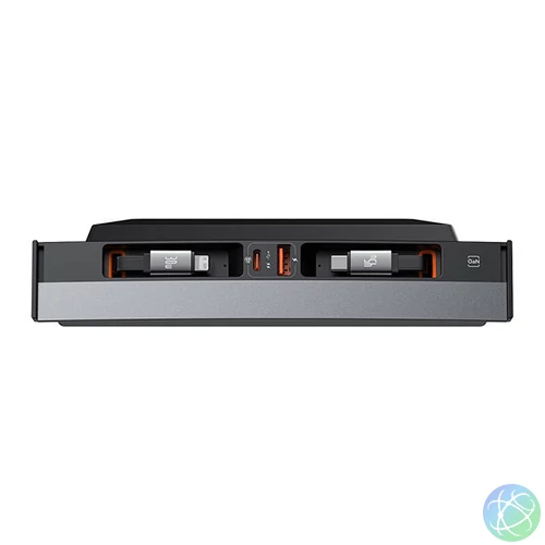 Hub Baseus T-Space USB-C villámkábellel Tesla autókhoz (fekete)