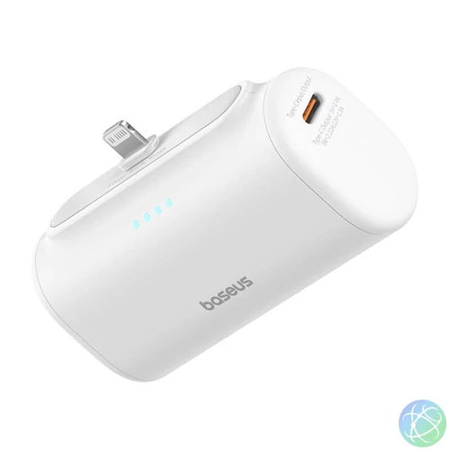 Baseus Compact powerbank, 5000mAh, 20W (fehér)