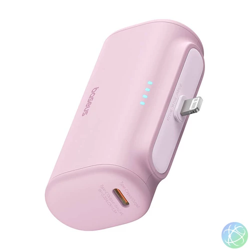 Baseus Compact powerbank, 5000mAh, 20W (rózsaszín)