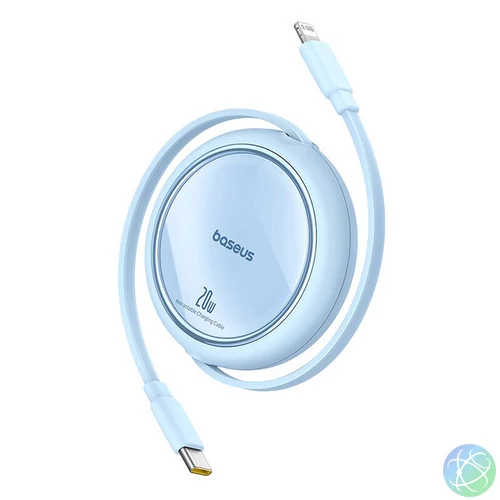 USB kábel Baseus Free2Pull USB-C és iP 20W 1m (kék)