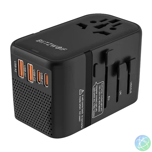 BlitzWolf BW-TA3 utazó adapter