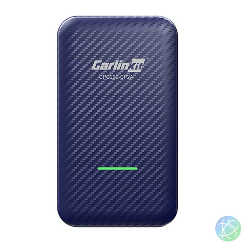 Carlinkit CP2A vezeték nélküli adapter Apple Carplay/Android Auto (kék)