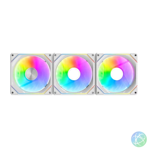 Darkflash Gauss G24 3 az 1-ben számítógépes ventilátorok (fehér)