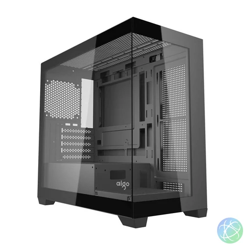 Darkflash C218M számítógépház + 6 ARGB ventilátor (fekete)
