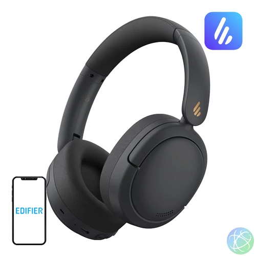Edifier W800BT Pro vezeték nélküli fejhallgató, ANC (fekete)