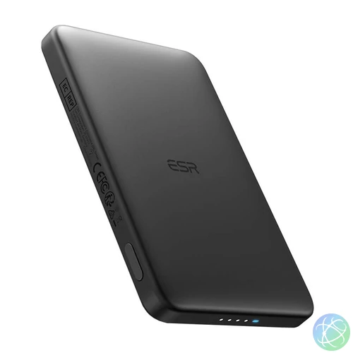 ESR Qi2 MagSlim 5000 mAh mágneses powerbank (fekete)