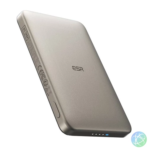 ESR Qi2 MagSlim 5000 mAh mágneses powerbank (homok)