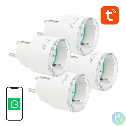 Gosund SP111 3680W 16A WiFi intelligens aljzat, Tuya 4 darabos kiszerelésben