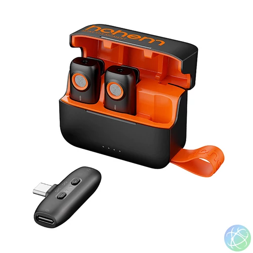 Hohem mikrofon (2TX + 1RX + USB-C töltőtok)