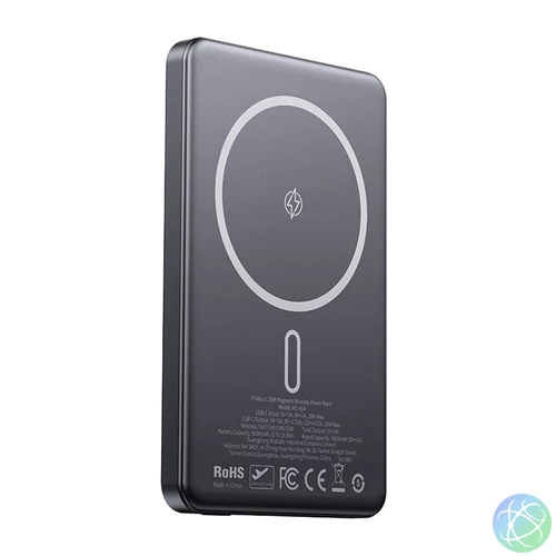 Mcdodo MC-4641 Ultra-vékony 5000mAh 1C mágneses Powerbank, vezeték nélküli (arany)