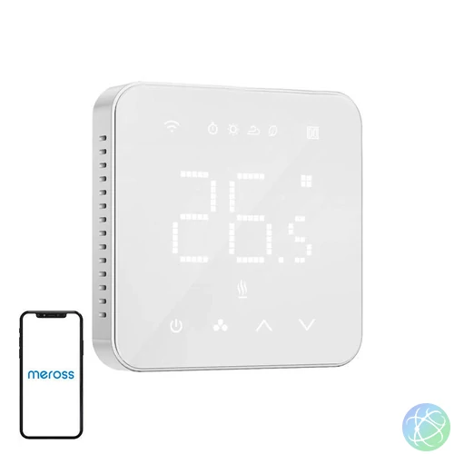 Meross MTS200BHK(EU) Wi-Fi intelligens termosztát (Homekit)