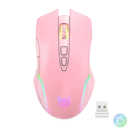 ONIKUMA CW905 rózsaszín 2.4G vezeték nélküli játék egér