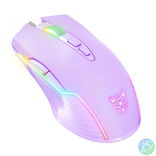 ONIKUMA RGB vezetékes játék egér CW905 lila