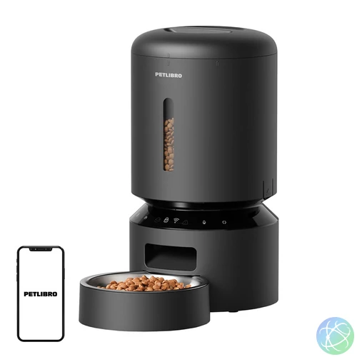 Petlibro Granary takarmányadagoló, WiFi, 5L (fekete)