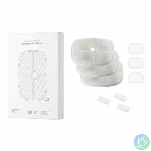 Csereszűrők a Petoneer Smart Pet Fountain szökőkúthoz (3 db)