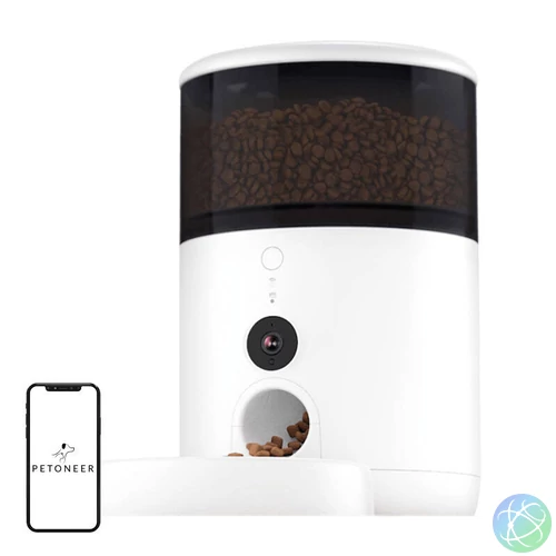 Petoneer NutriVue intelligens tápadagoló (rozsdamentes acél tállal)