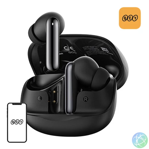 TWS QCY MeloBuds HT12 fejhallgató (fekete)