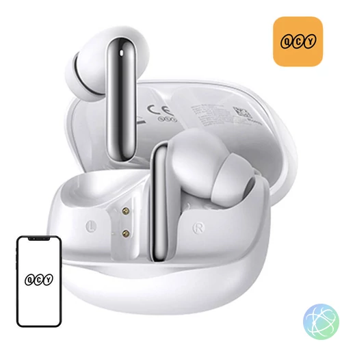 TWS QCY MeloBuds HT12 fejhallgató (fehér)