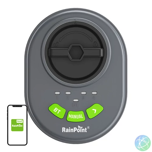 RainPoint 4 zónás esőztető vezérlő alkalmazással, Bluetooth-al
