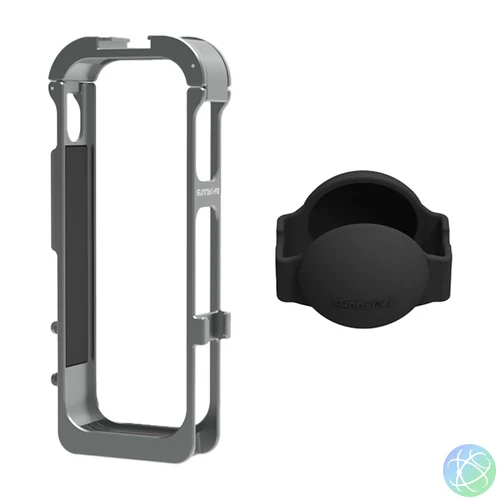 Sunnylife fém mágneses keret szilikon lencsevédővel Insta360 X5 készülékhez