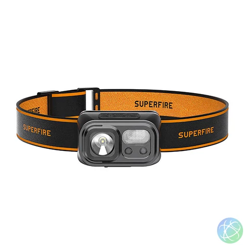 Superfire HL23-S fejlámpa zseblámpa, 350lm, USB-C