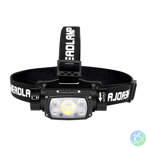 Fejlámpa Superfire HE11 – 640 lm, 20W, 6 mód, 100 m