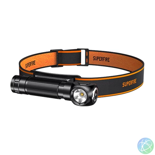 Superfire TH04-S,1000lmm USB-C fejlámpa zseblámpa zseblámpa