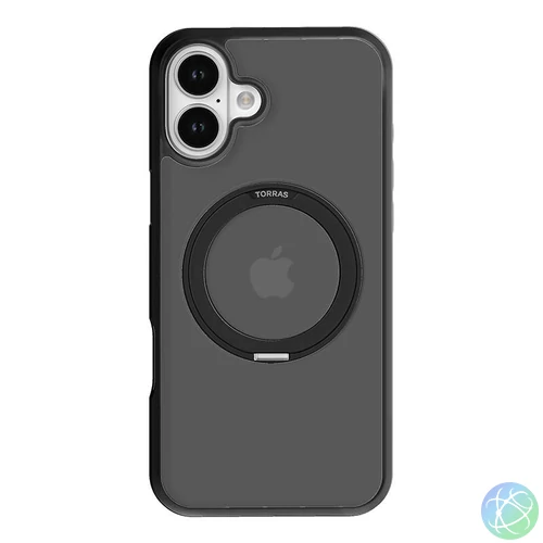 Torras Ostand Pro tok iPhone 16 Plus készülékhez (fekete)