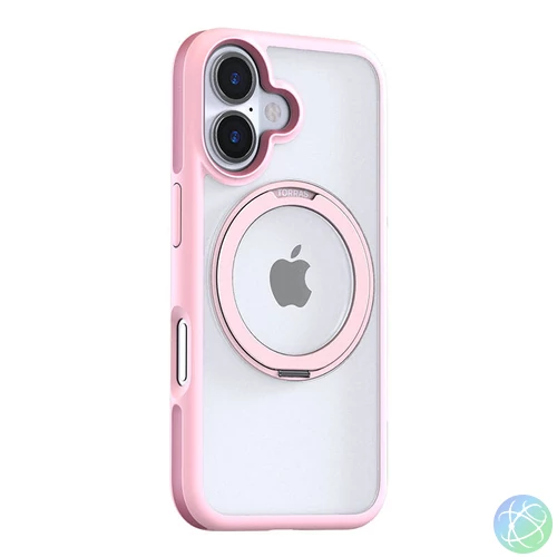 Torras Ostand R Fusion tok iPhone 16-hoz (rózsaszín)