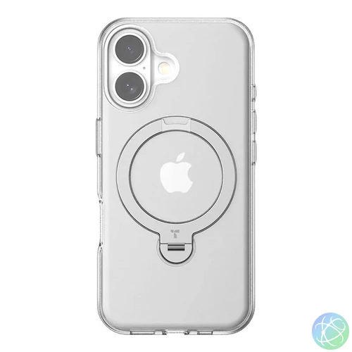 Torras Ostand Spin tok iPhone 16-hoz (átlátszó)