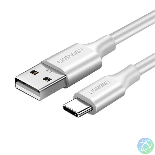 UGREEN USB és USB-C QC3.0 kábel, 2 m (fehér)